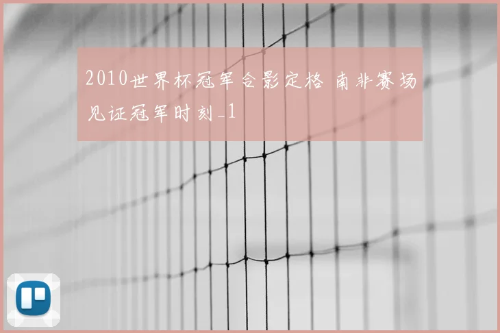 2010世界杯冠军合影定格 南非赛场见证冠军时刻_1